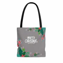 Merry Christmas Balls Frost Gray AOP Tote Bag - £20.72 GBP+