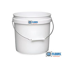 2 Gallon White Plastic Pail - $15.25 CAD