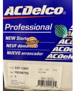 ACDelco 337-1201 Starter Motor GM 19338752 Chevrolet Corvette - $123.49