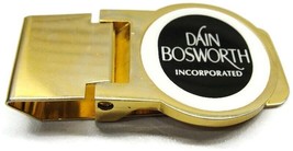 11-6-92 Vtg Money Clip &quot;Dain Bosworth Incorporated&quot; Advertising Gold Tone - $24.74