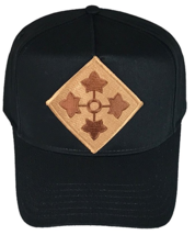 US ARMY 4TH ID FOURTH INFANTRY DIVISION DESERT HAT CAP VETERAN IVY IV FT... - $16.99