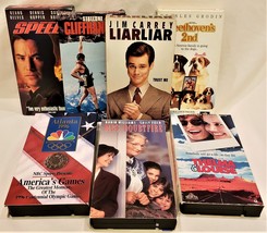 VHS Assorted Movies Lot of 7 VHS Tapes - $13.52