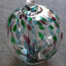 Hanging Glass Ball 4&quot; Diameter &quot;Almost Spring Tree&quot; Witch Ball (1) GB4-2 - £14.86 GBP