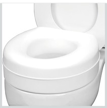 HealthSmart Enhanced Comfort 5&quot; Raised (Round) Toilet Seat Risers for Se... - $24.74
