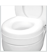HealthSmart Enhanced Comfort 5&quot; Raised (Round) Toilet Seat Risers for Se... - $453.69 MXN