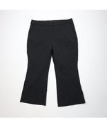 New J Crew Womens Size 18 Stretch Flared Wide Leg Kelsey Chino Pants Black - $81.83 CAD