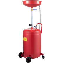 VEVOR Waste Oil Drain Tank 20Gal Air Operated Adjustable Funnel Pressure... - $113.99