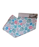 Rachel Zoe Beaded Easter Eggs Floral Pink Green Blue 16&quot;x72&quot; Table Runne... - $666.13 MXN