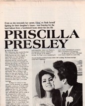 Elvis Presley Priscilla Clipping Magazine photo 2pg 8x10 orig M8854 - £3.84 GBP