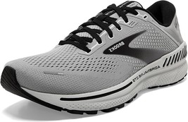 New Brooks Men&#39;s Adrenaline GTS 22 Running Shoes Grey/Black Size 11 - £101.19 GBP