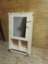 Handmade Bathroom medicine storage cabinet with towel rack, three shelve... - £273.30 GBP