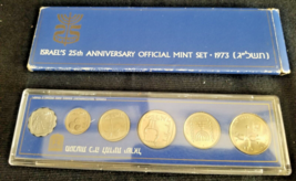 1973 Israel 25th Anniversary Official Mint Set (IS 0017): FREE SHIPPING - £10.94 GBP