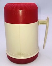 Vintage Thermos King-Seeley 6002 Red &amp; Tan Filler 60F 10 Oz. Size -- USA... - £11.19 GBP