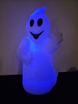 Halloween Ghost Light Up Battery Operated Color Change Melted Popcorn - Video - £18.99 GBP