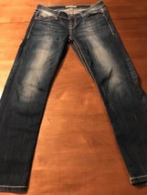 BKE Buckle Women&#39;s Jeans Sabrina Crop Slim Leg Stretch Jeans Size 27 X 27 - $28.71