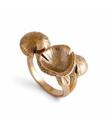Bronze Adjustable 3D Mushroom Ring - $881.57 MXN