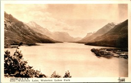 RPPC Waterton Lake Lakes Park Alberta Canada UNP Postcard T19 - £9.60 GBP