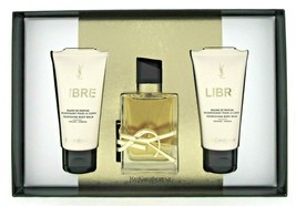 Yves Saint Laurent Libre Perfume 1.6 Oz Eau De Parfum Spray 3 Pcs Gift Set - £157.30 GBP