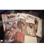 Assorted Sewing Patterns  Assorted Sizes  Assorted Clothing and Crafts - $1.75