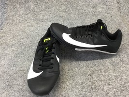 Nike Zoom Rival S Mens Cleats Shoes 7 Black/White Track Sprint Spikes Sneakers - £18.98 GBP