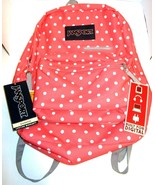 NWT- OTHER JANSPORT Coral Sparkle/ White Dots 1,550 Cubic Inches JSOOT50... - £11.41 GBP