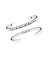 Inspirational Bracelet ~ Trust in the Lord with all your heart - Proverb... - €30,11 EUR