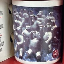 Coca-Cola Coke Polar Bear Celebration Coffee Cup Mug 1996 Gibson Group - $12.34