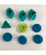 Play-Doh Modeling Clay Molds Geometric Shapes Star Square Circle 9pc Lot... - $350.03 MXN
