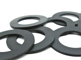 1 1/2&quot; ID XL Thick Industrial Grade Rubber Washers  2 1/2&quot; OD  1/16&quot; Thick - £8.70 GBP+