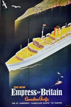 2879.Empress Britain Canada Cruise Ship Travel POSTER.Home Room Wall art decor - £13.70 GBP+