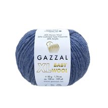 3Pack (Skein) Gazzal Baby Wool XL, 40% Merino Wool, 20% Cashmere Type Polyamide, - £22.15 GBP