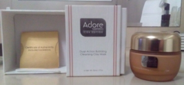 Adore DUAL-ACTION Bubbling Cl EAN Sing Clay Mask - 1.7 Fl Oz / 50 Ml - NEW-SEALED - £77.57 GBP