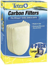 Tetra Whisper Carbon Filter Cartridges - Large Aquarium Power Filter Rep... - £13.97 GBP+