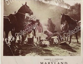 MARYLAND-1940-8&quot;x10&quot; COLOR MOVIE STILL-INJURED HORSEMAN FN - £17.17 GBP