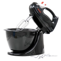 Better Chef 200 Watt Stand/Hand Mixer in Black with Mixing Bowl - £61.68 GBP