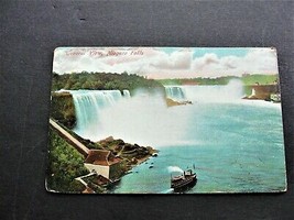General View, Niagara Falls - Canada-1909 Postmarked Postcard. RARE. - £9.29 GBP