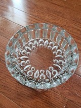 Vintage Ashtray - Chunky Glass Ash Tray Clear Glass - Excellent Condition - £11.79 GBP