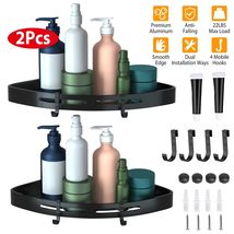 2Pcs Corner Shower Caddy Shelf Adhesive Bathroom Storage Racks - $43.75