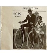 1916 Goodyear Bicycle Tires Man In Hat Advertisement Bike Ephemera DWMYC1 - £8.21 GBP