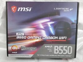 MSI MPG B550 GAMING CARBON WIFI Socket AM4 DDR4 Motherboard (7C91-002R) image 2