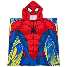 Marvel Comics Spider-Man Hooded Beach Towel Multi-Color - $29.98