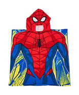 Marvel Comics Spider-Man Hooded Beach Towel Multi-Color - £24.02 GBP