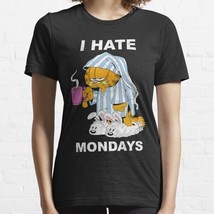  I Hate Monday Funny Cat Gift For M Black Women Classic T-shirt - £12.98 GBP