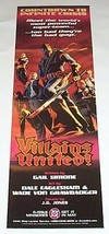 2005 JLA Villains United 34x11 DC Comics promo poster 1: Lex Luthor/Deathstroke - £17.75 GBP