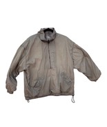 braetan sport reversible flannel 1/2 zip pullover brown mens one size fi... - $34.20