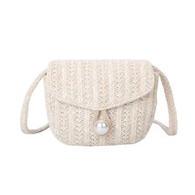 Woven Straw Bag Summer Holiday Beach Bag with  Ladies Woven Bucket Straw Bag Hot - £86.04 GBP