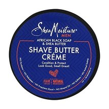 SheaMoisture African Black Soap Men&#39;s Shave Butter Creme, 6 Ounce - £30.55 GBP