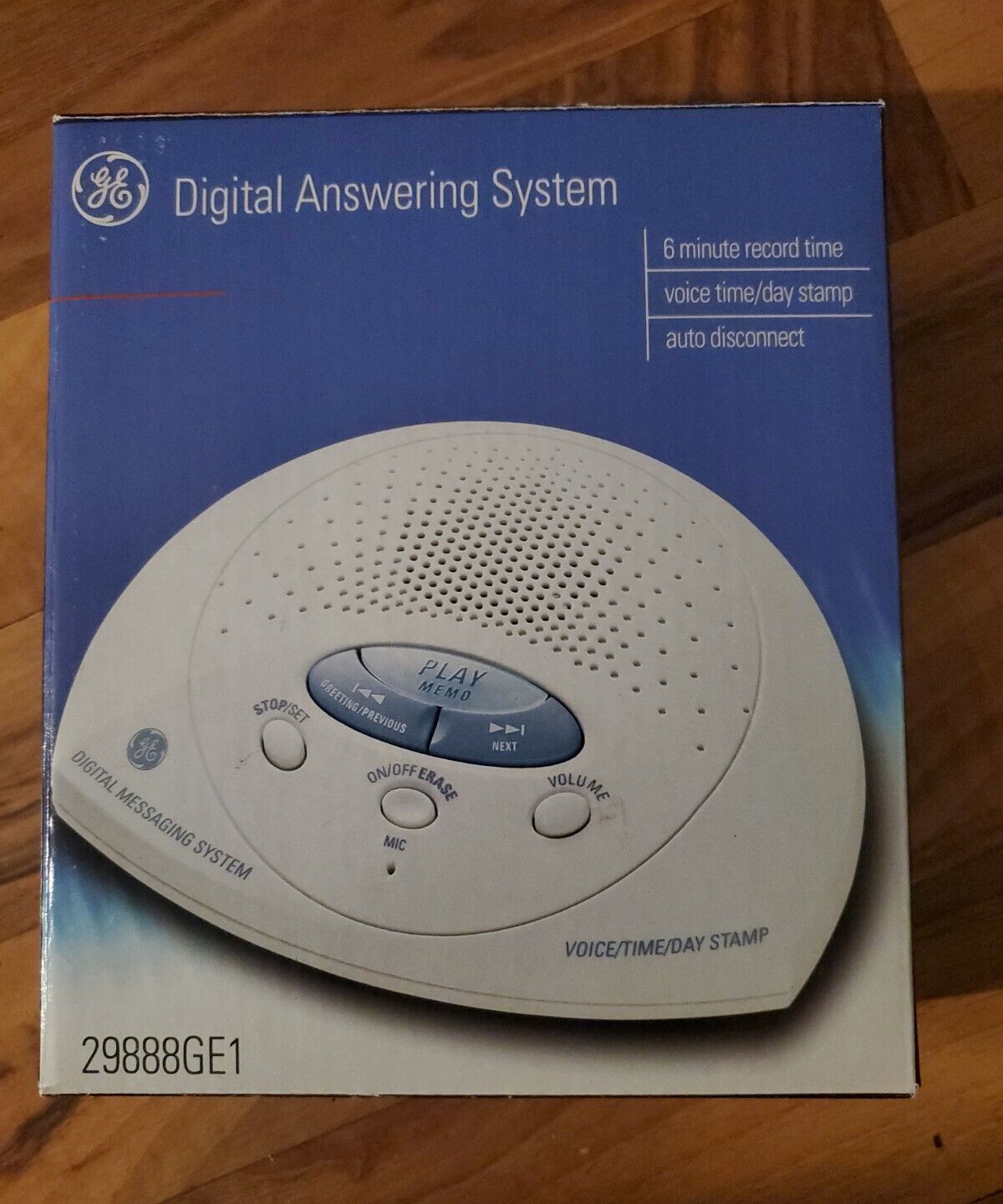 Primary image for GE 29888GE1 Digital Answering System 6 Min Record Time Voice Time/Day Stamp #14