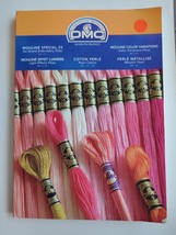 DMC Thread Floss Creative World Mouline Special 25 Color Card W100A Meta... - £37.30 GBP