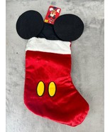 Disney Mickey Mouse Christmas Stocking 16&quot; Long - $9.58